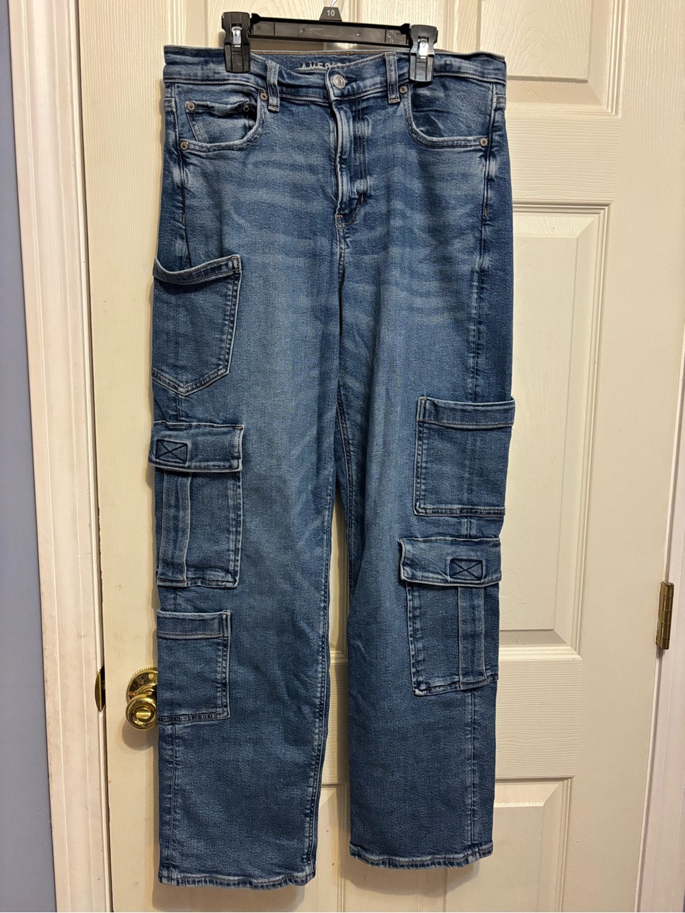 Women’s American Eagle Super High-Rise Baggy Straight Jean